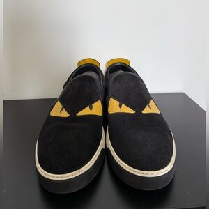 Fendi Monster Bugs Eye Slip On Sneakers for Men